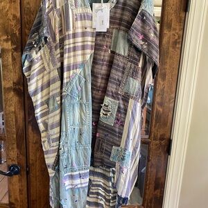 Magnolia Pearl Multicolor Patchwork Top